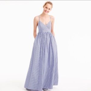 J.Crew Gingham Maxi Dress